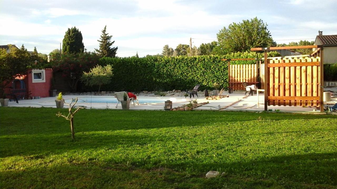 Hotel Le Mazet De L'Amathye Aramon Exterior foto